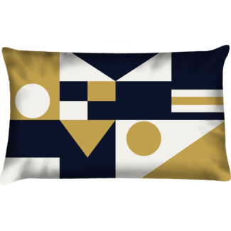 Velits Buitenkussen Truly Classic vlag patroon navy