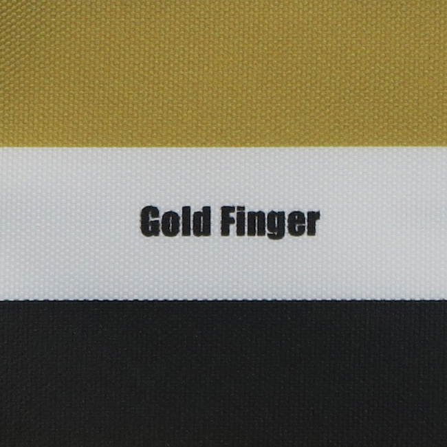 Velits Outdoor Bootkussen Goldfinger zwart vlag patroon