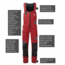 Gill Zeilbroek Offshore heren OS2 zwart maat S & XL