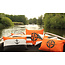 Velits Outdoor Bootkussen Orange is New Black gestreept ankers oranje