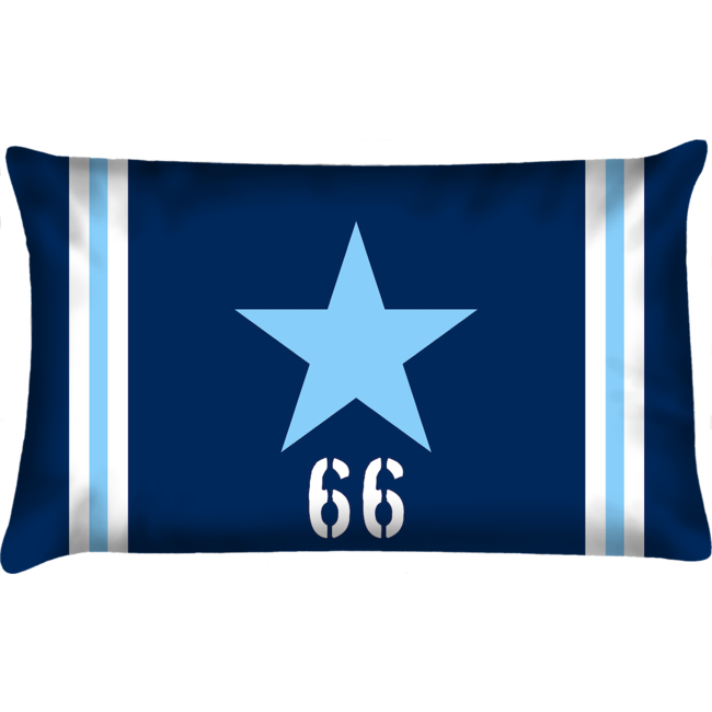 Velits Outdoor Bootkussen Blauw Bloed star 66