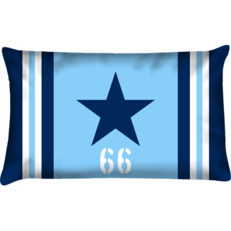 Velits Outdoor Buitenkussen Blauw Bloed Star 66 blue
