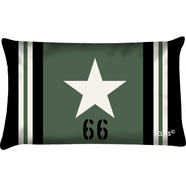 Velits Outdoor Bootkussen In the Army Star 66 ecru
