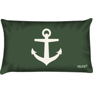 Velits Outdoor Buitenkussen In the Army anker ecru