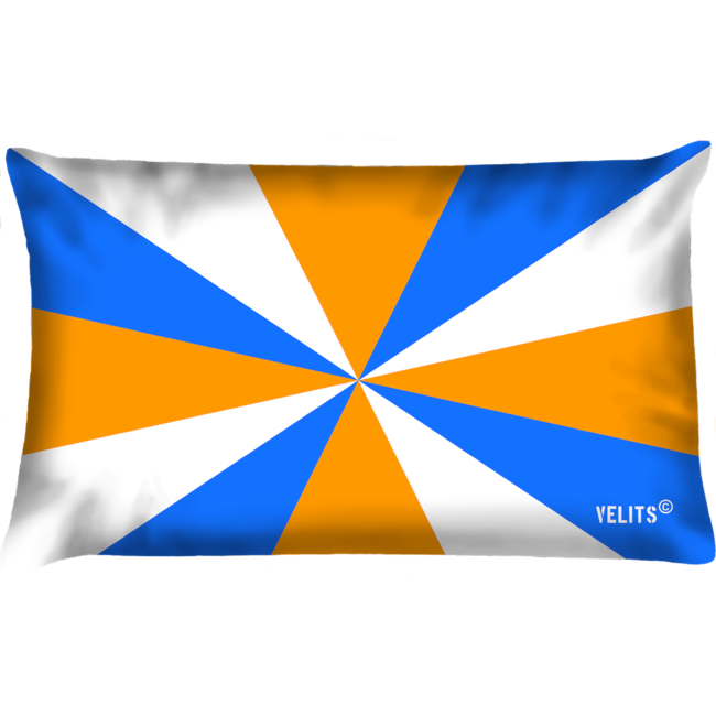 Velits Outdoor Bootkussen Oranje Blanje Bleu geus