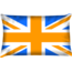 Velits Bootkussen Oranje Blanje Bleu Engelse vlag