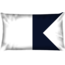 Velits Outdoor Bootkussen seinvlag letter A wit blauw