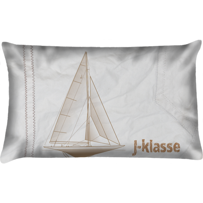 Velits Outdoor Bootkussen met tekening J-klasse boot