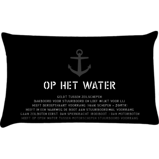 Velits Outdoor Bootkussen Men in Black vaarregels