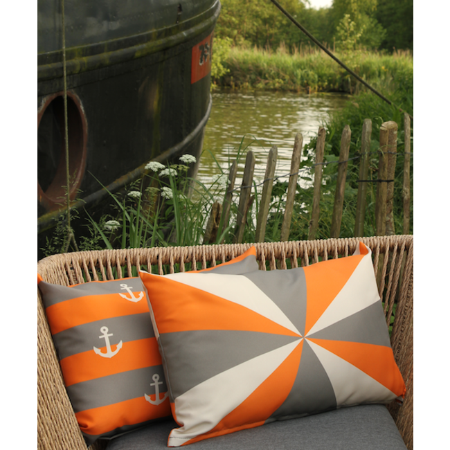Velits Outdoor Bootkussen La Dolce Vita blok patroon