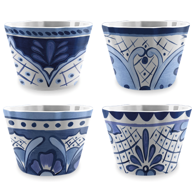 Touch-Mel Melamine per stuk Santorini ø 11cm