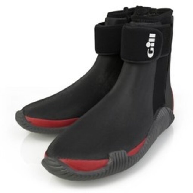 Gill Zeillaars neopreen Aero Boots zwart/rood