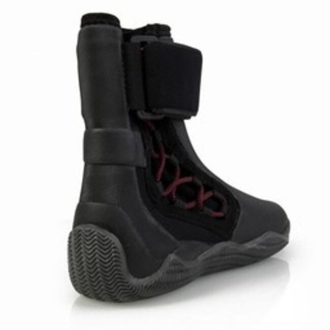 Gill Zeillaars neopreen Edge Boots zwart/rood