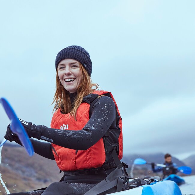 Gill Zwemvest Pro Racer oranje zij rits