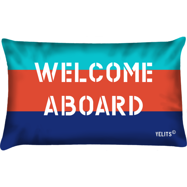 Velits Outdoor Bootkussen Welcome aboard