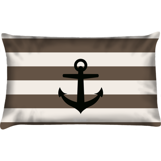 Velits Outdoor Bootkussen Mud Race gestreept anker beige bruin