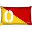 Velits Outdoor Bootkussen seinvlag letter O