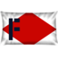 Velits Outdoor Bootkussen seinvlag letter F