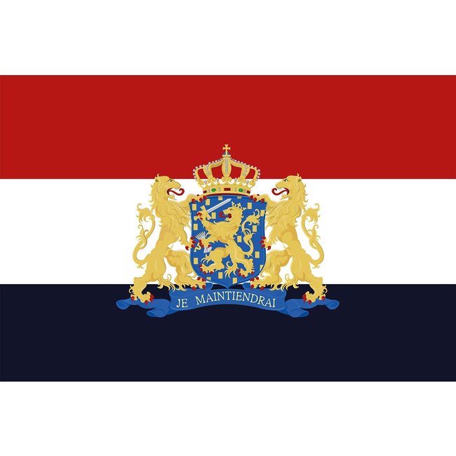 Velits Outdoor Outdoor sierkussen vlag Nederland met opdruk naar keuze