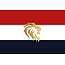 Velits Outdoor sierkussen vlag Nederland met opdruk naar keuze