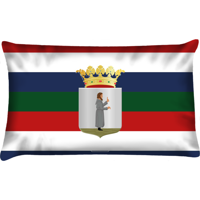 Velits Outdoor Outdoor sierkussen vlag Schiermonnikoog met wapen