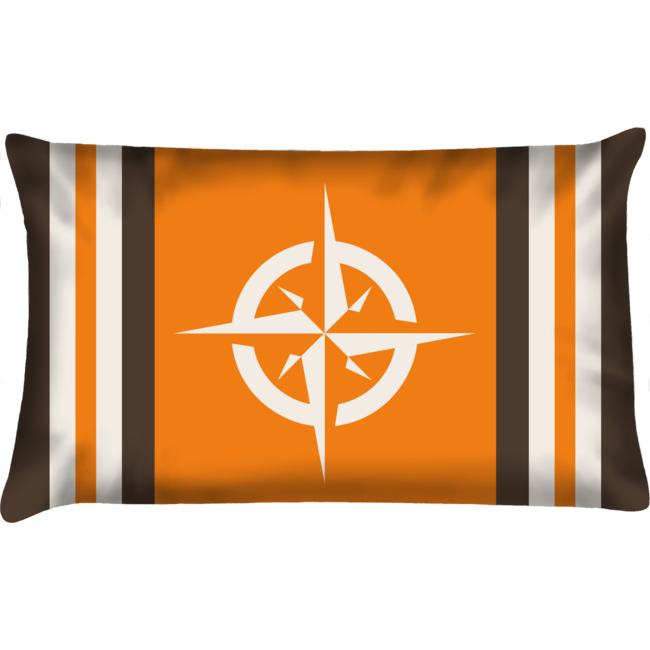 Velits Outdoor Bootkussen Dolce vertikale streep met kompas