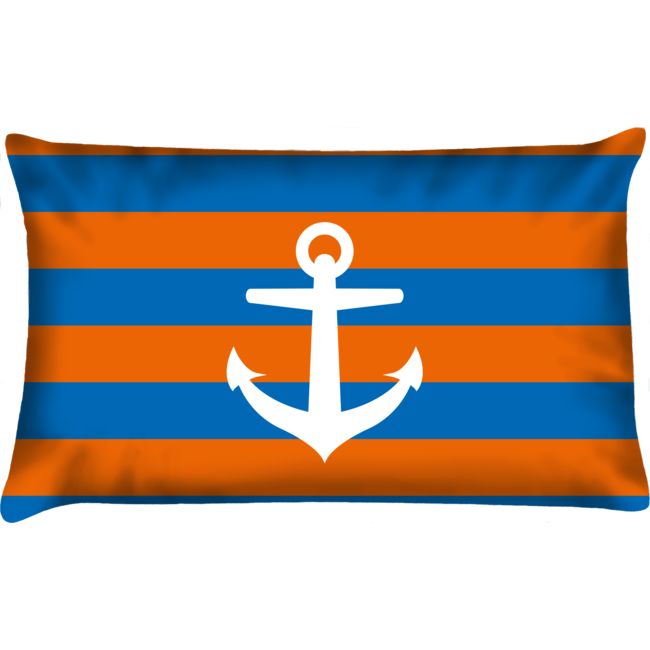 Velits Outdoor Bootkussen Flow gestreept met anker