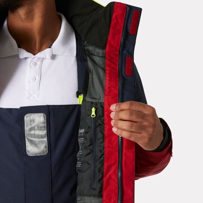 Helly Hansen Zeiljas Pier 4 heren rood/blauw 2XL - SALE