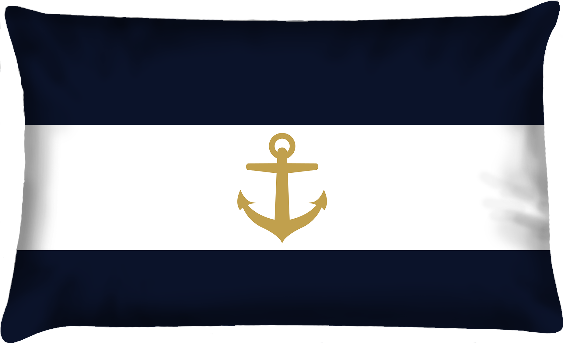 Bootkussens donkerblauw wit, serie Classic