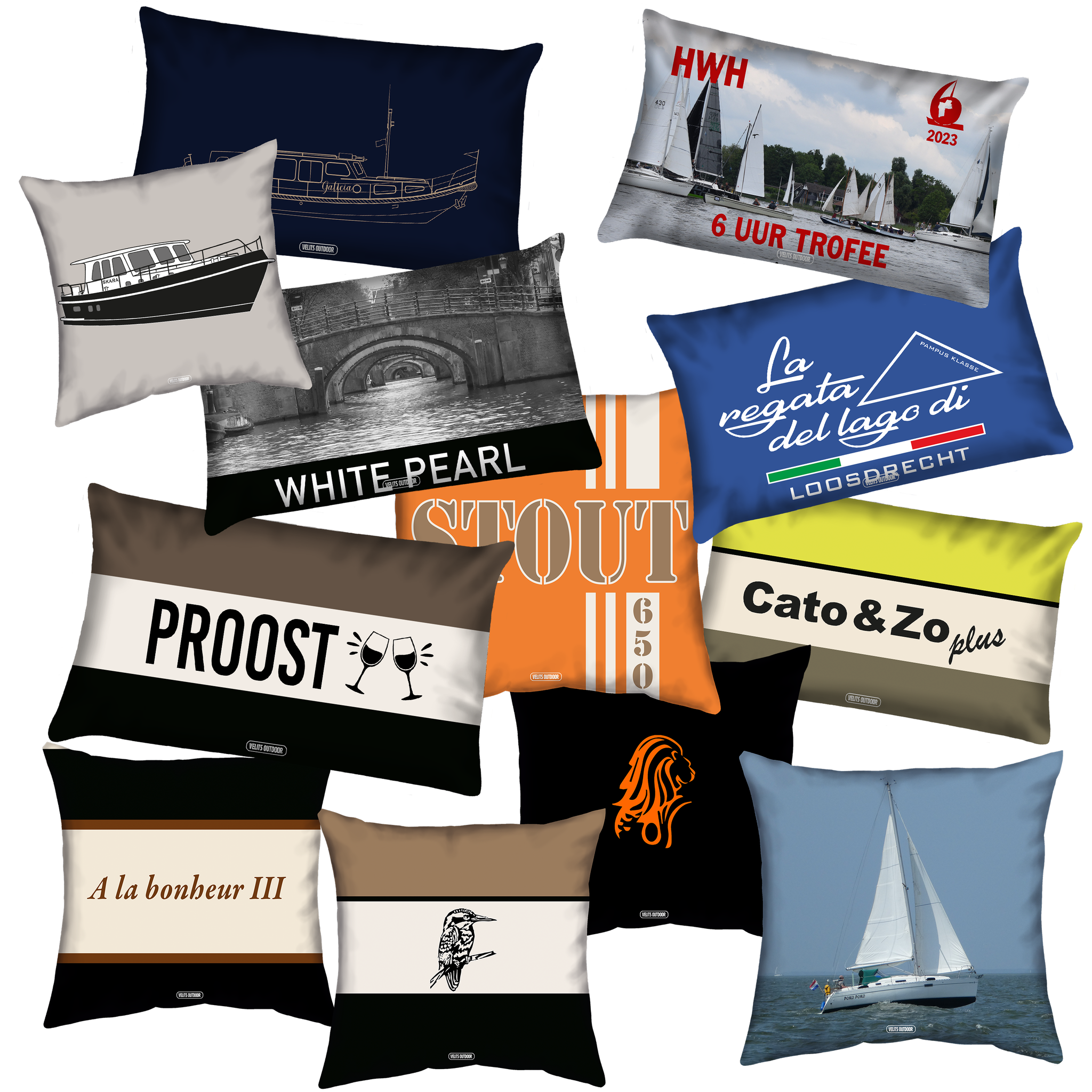 Kussens met naam | waterafstotend & UV-bestendig