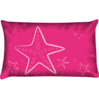 Velits Outdoor Sierkussen zeester roze