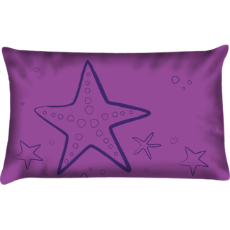 Velits Outdoor Sierkussen zeester paars