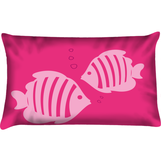 Velits Outdoor Sierkussen Blub roze waterafstotend