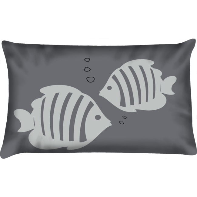 Velits Outdoor Sierkussen Blub grijs waterafstotend