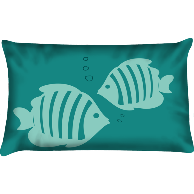 Velits Outdoor Sierkussen Blub groen waterafstotend