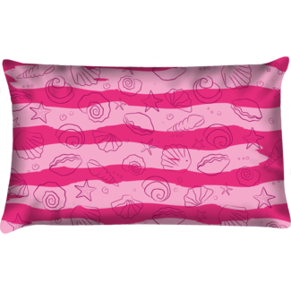 Velits Outdoor Sierkussen zee schelpen roze