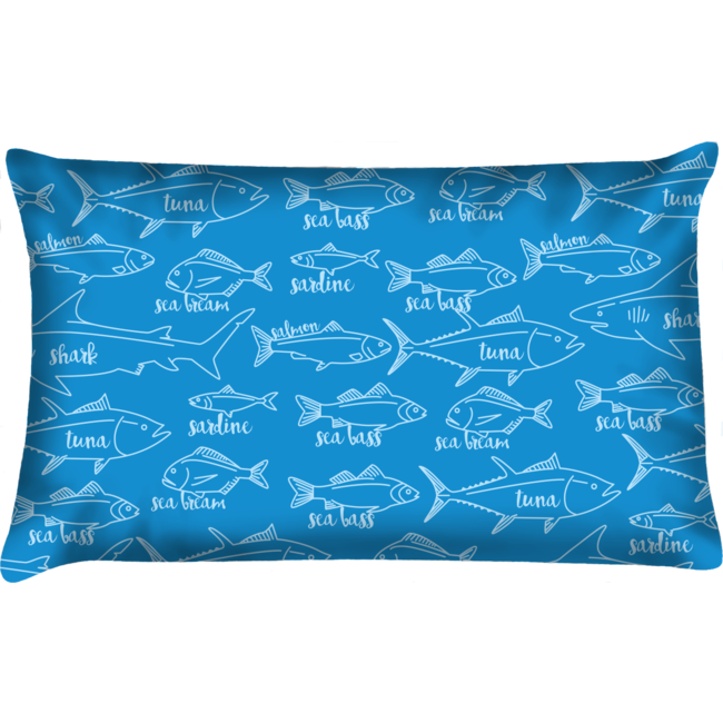 Velits Outdoor Sierkussen Catch blauw waterafstotend