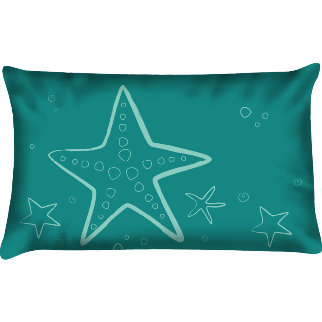 Velits Outdoor Sierkussen zeester groen waterafstotend