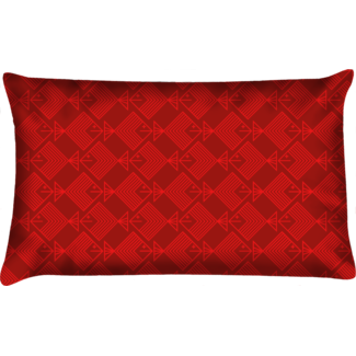Velits Outdoor Sierkussen vis-Escher rood
