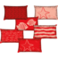 Velits Outdoor Sierkussen vis Escher-stijl rood waterafstotend