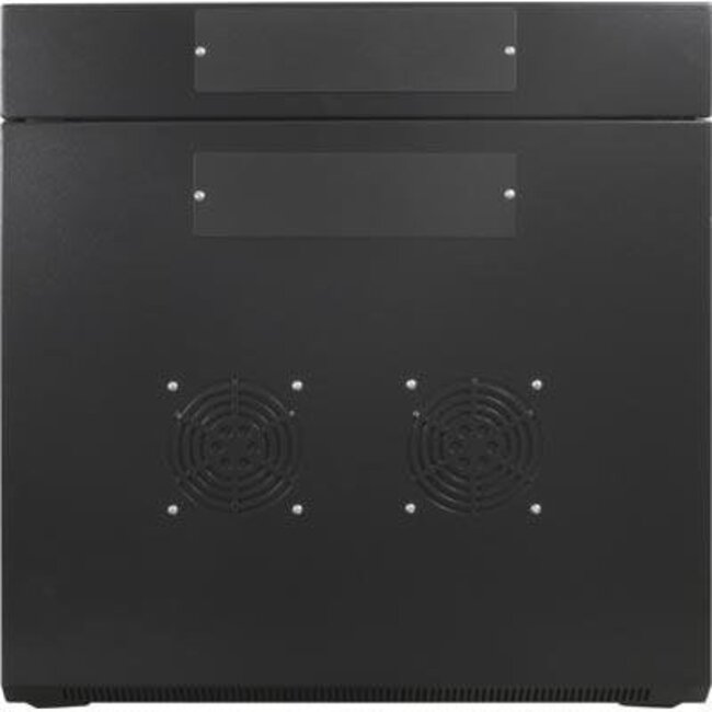 12U Wandkast - kantelbaar - met glazen deur