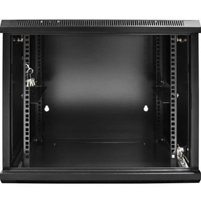 12U Wandkast - kantelbaar - met glazen deur