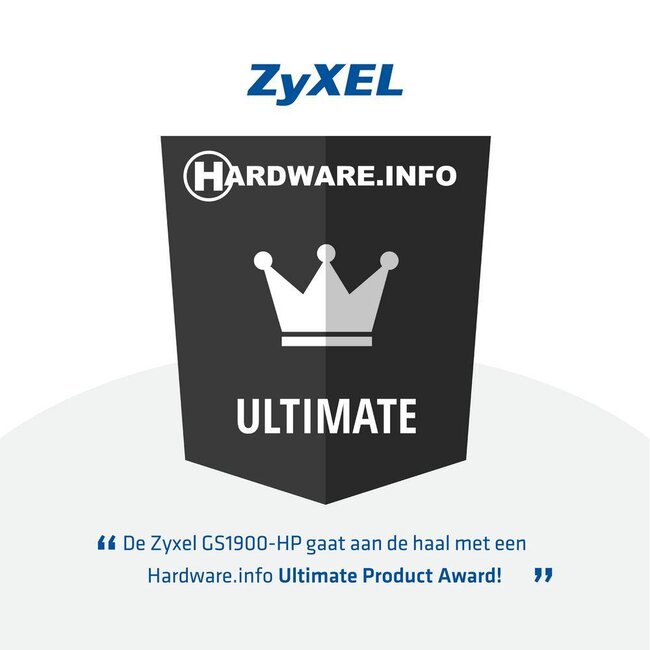 ZyXEL GS1900-8HP, v3