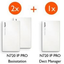 Gigaset N720 starterkit (2x IP - 1x DM) promobundel