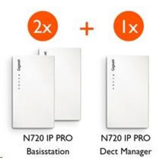 Gigaset N720 starterkit (2x IP - 1x DM) promobundel