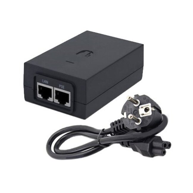 Ubiquiti POE Injector, 24VDC, 12W, Gigabit Port