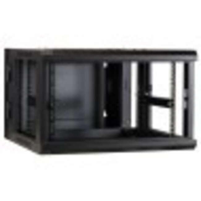 6U Wandkast - kantelbaar- met glazen deur