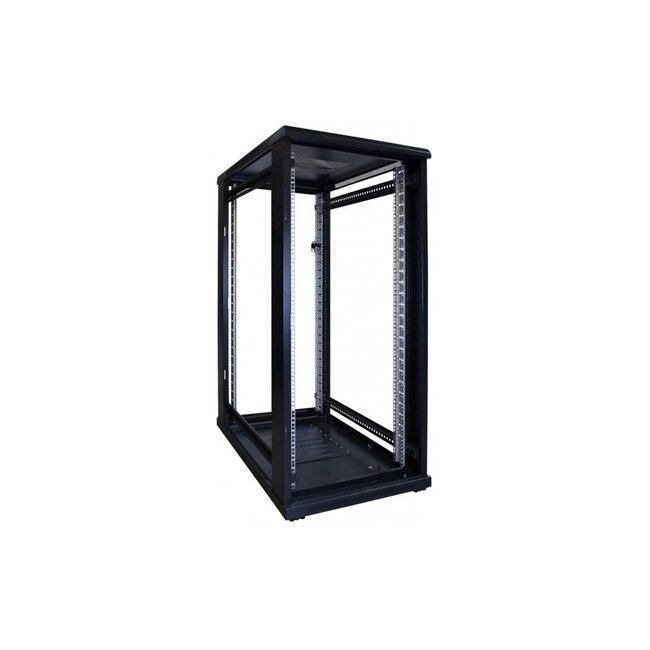 27U Serverkast 1000mm met glazen deur