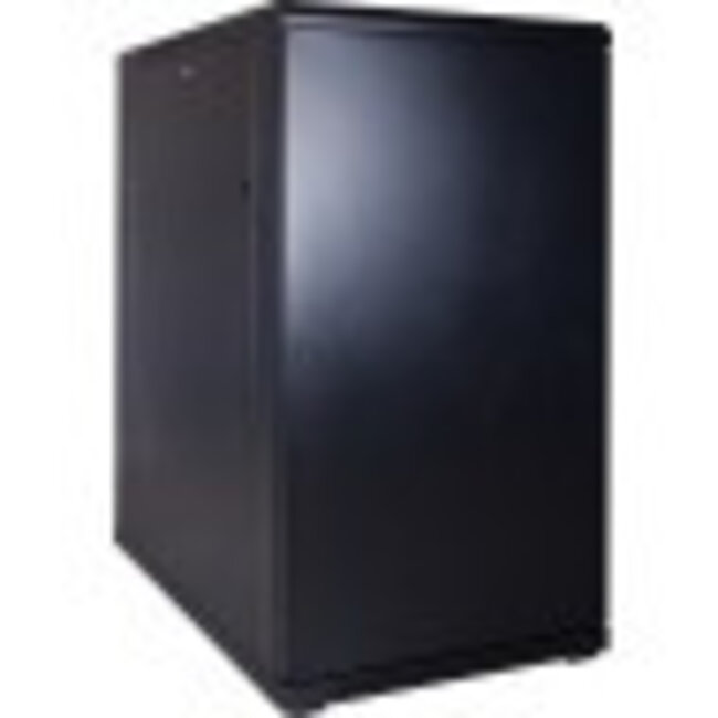 22U Patchkast 1000mm met glazen deur