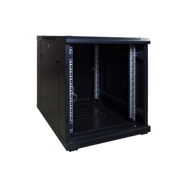 12U Mini Serverkast met glazen deur